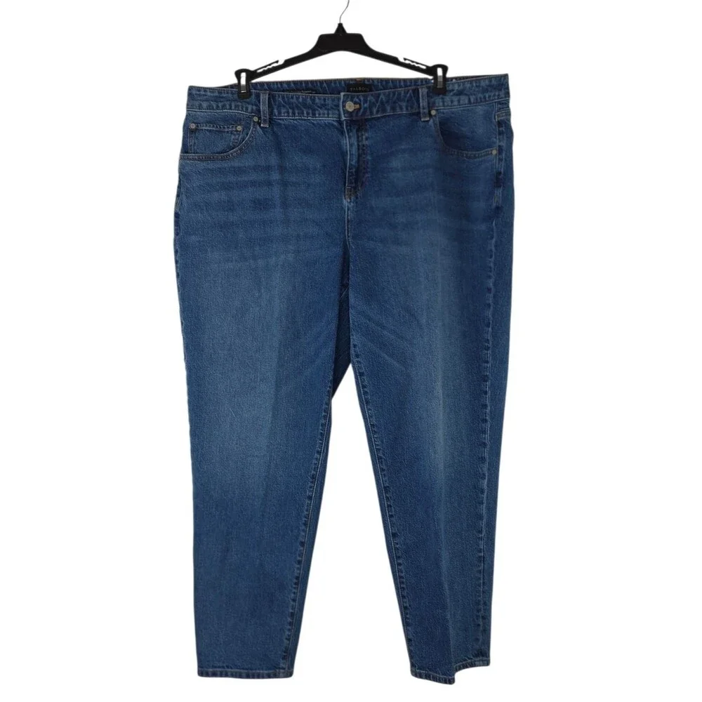 Talbots Everyday Relaxed Blue Straight-Leg Jeans Size 20W